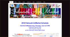 Desktop Screenshot of falmouthartmarket.com
